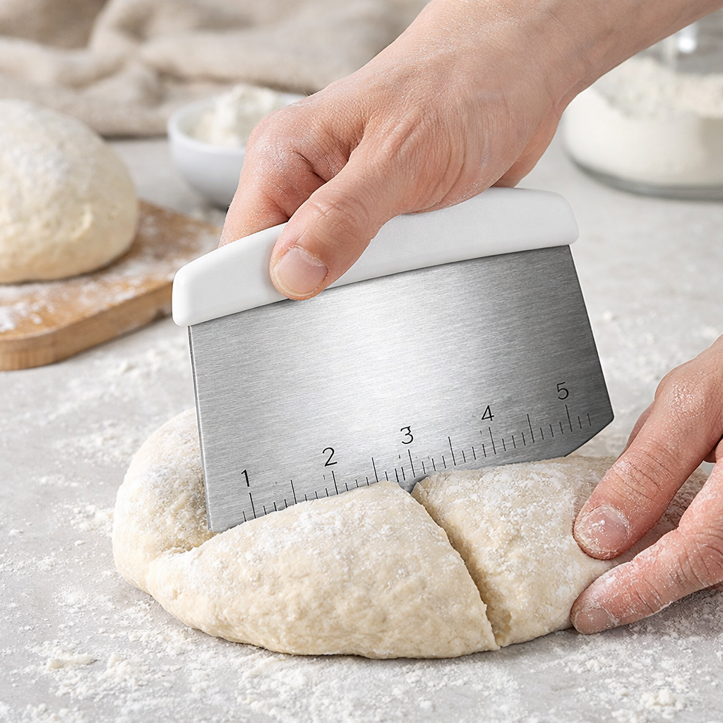 Stainless Steel Dough Scraper