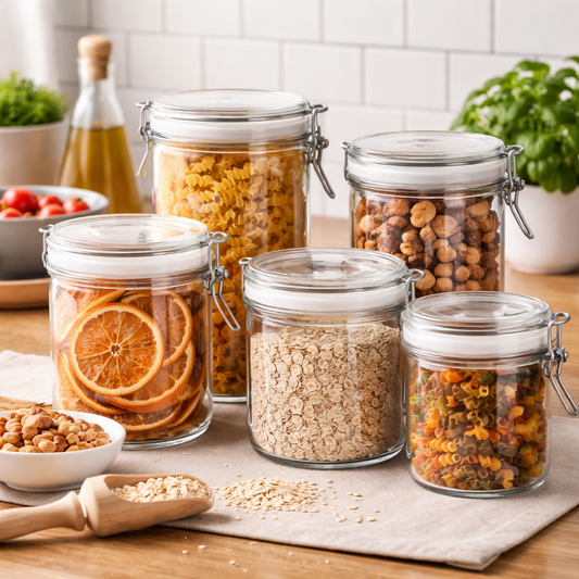 Glass Airtight Storage Jars