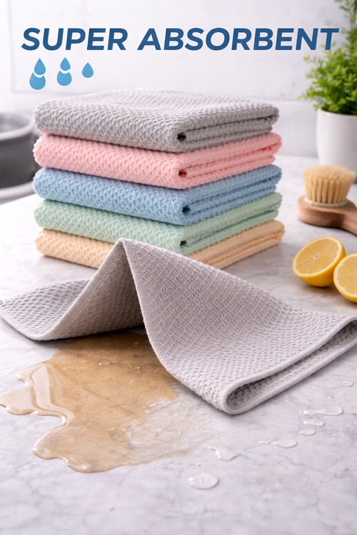 Reusable Microfiber Cleaning Cloths