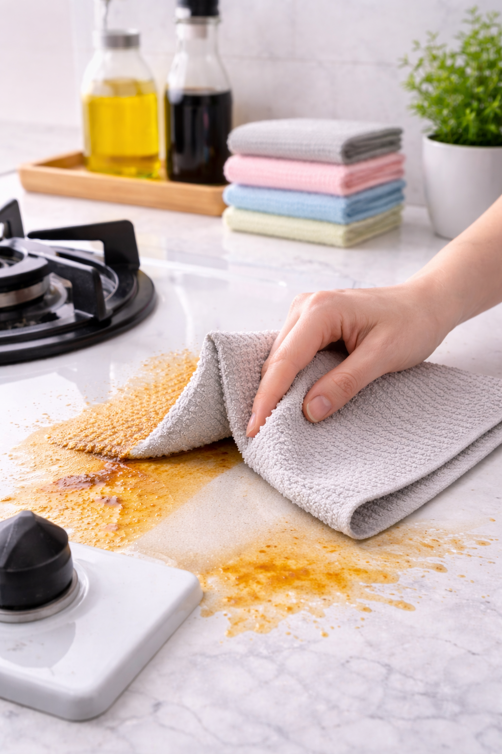 Reusable Microfiber Cleaning Cloths