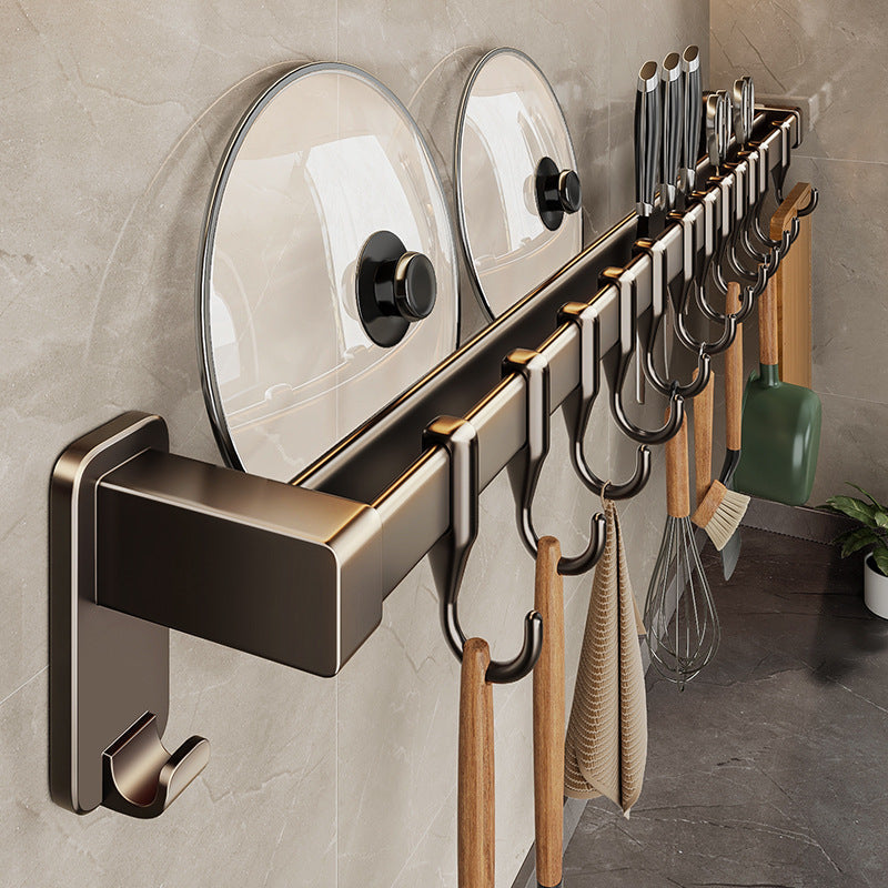 Wall-Mounted Kitchen Hook Rack