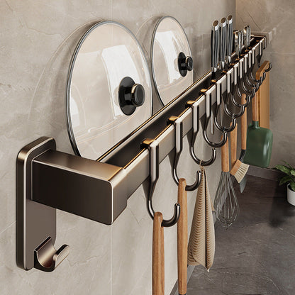 Wall-Mounted Kitchen Hook Rack