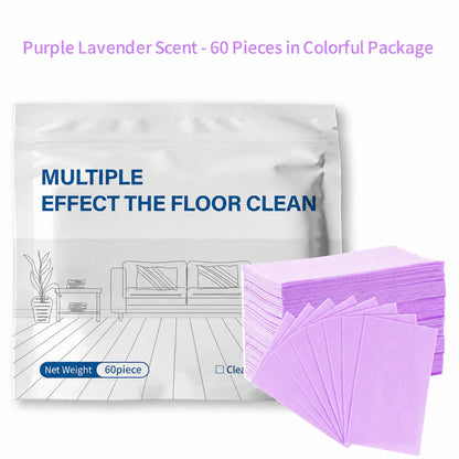 🧹 50% OFF NOW!✨ 60-Pieces Multi-Effect Floor Cleaning Sheets – Powerful Stain Removal & Fresh Scent 🌿