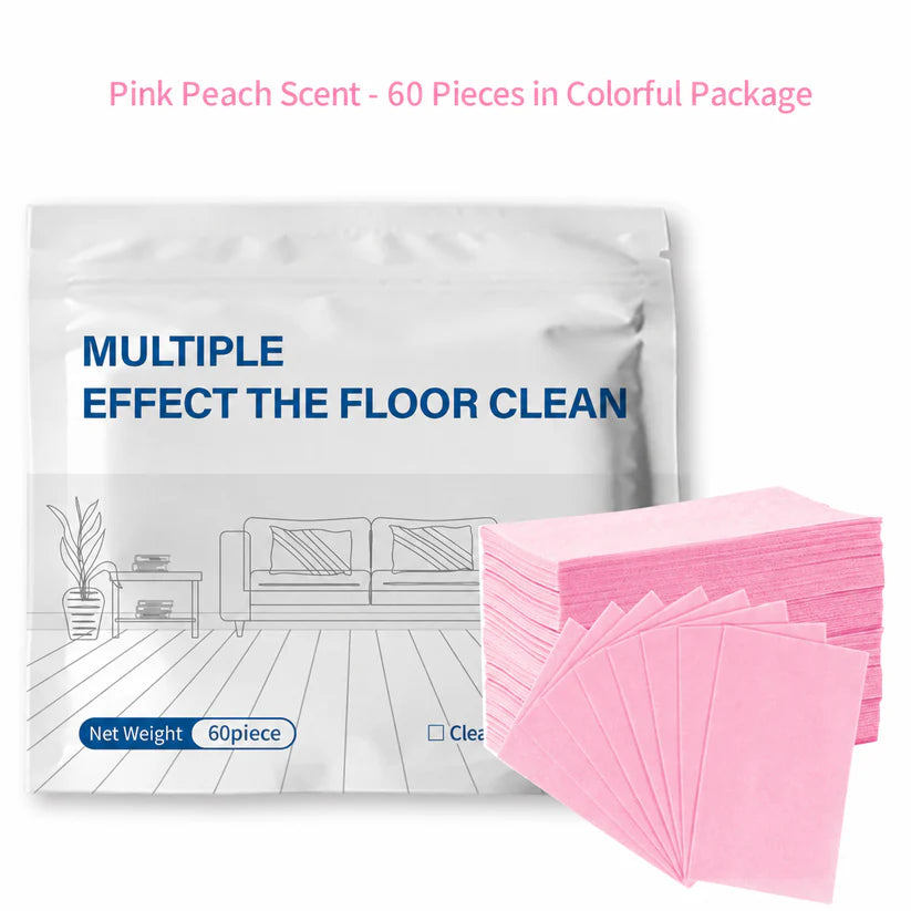 🧹 50% OFF NOW!✨ 60-Pieces Multi-Effect Floor Cleaning Sheets – Powerful Stain Removal & Fresh Scent 🌿
